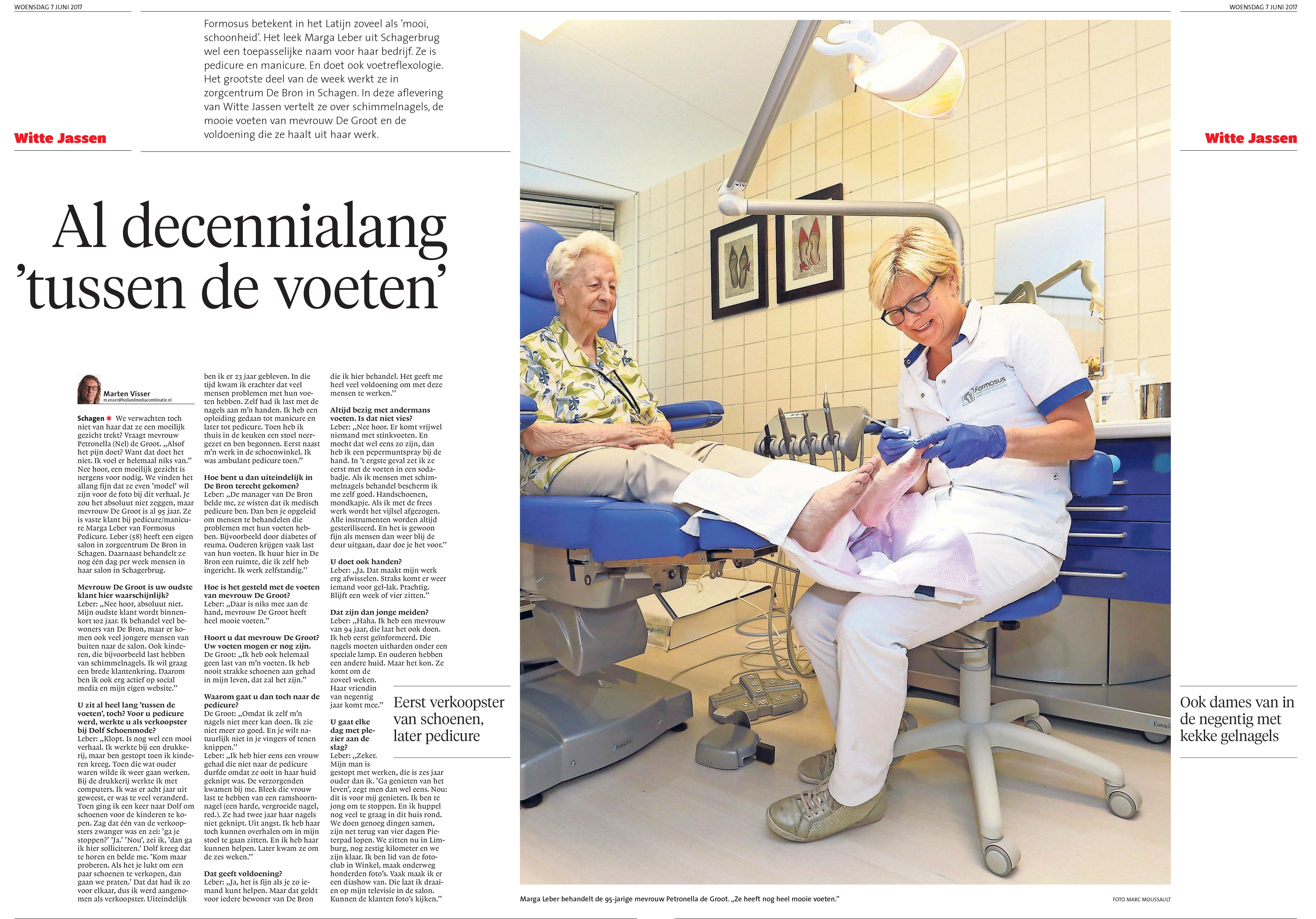 Leuk interview in het NHD van 8 juni 2017!!