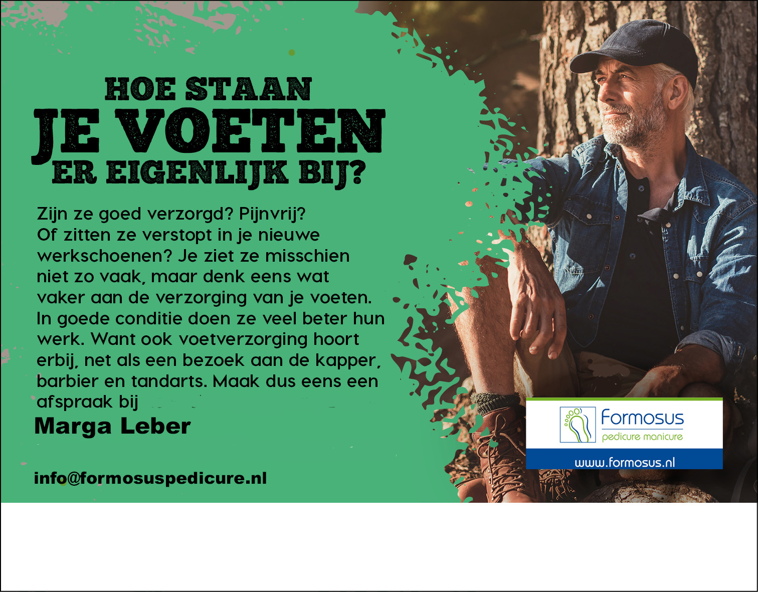 Voeten in werkschoenen?